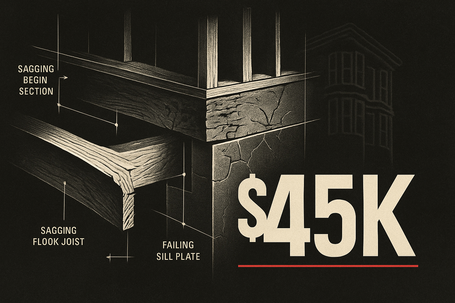 Structural Repair Cost in San Francisco: Sagging Floors, Rotted Beams, Failing Sill Plates (2026)