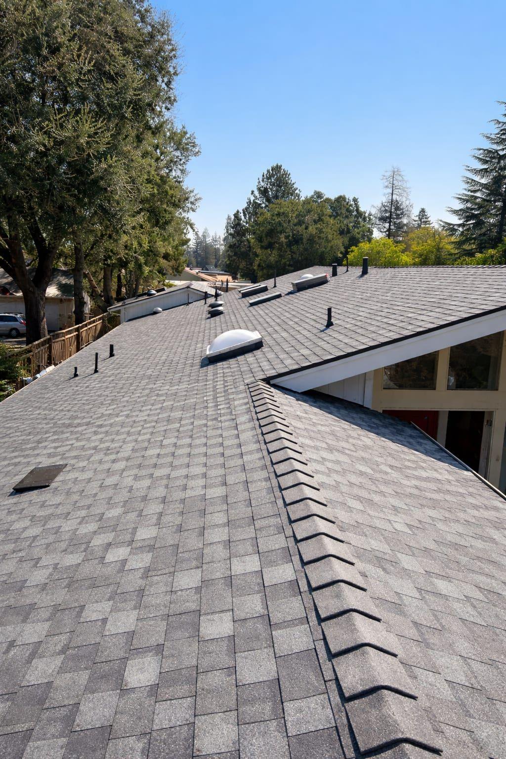 Complete Re-Roof with Architectural Shingles — Roofing project in Bay Area by Gadget Construction